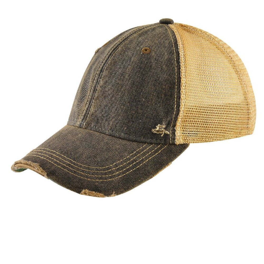 Vintage Distressed Baseball Cap Unstructured Fit Adjustable Snapback Hat